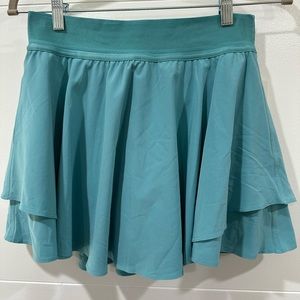 Lululemon Court Rival High-Rise Skirt Long in Tidal Teal